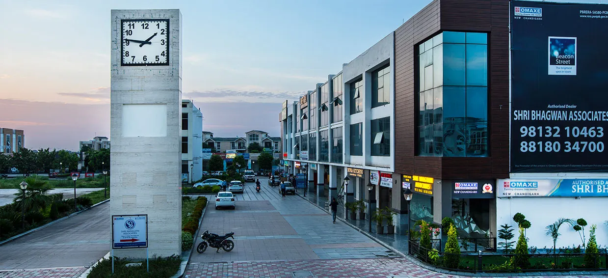 Clocktown market New Chandigarh